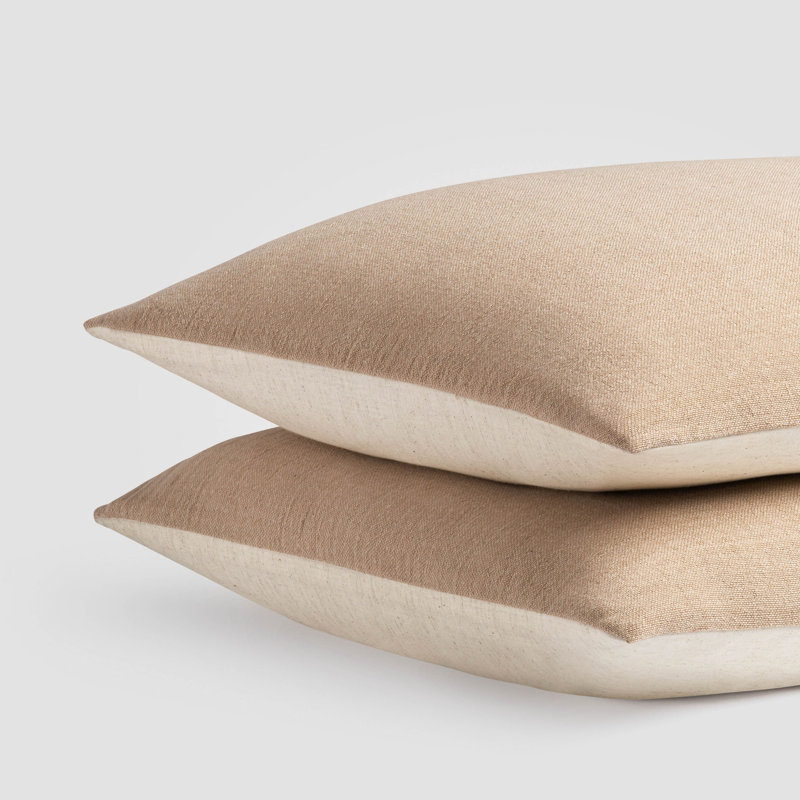 Sand Linen Sham Set, King Size