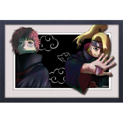 Naruto- Deidra and Sasori 11x17 Under Plexi Framed Poster