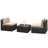 Suhaira 2 - Person Patio Conversation Set with Cushions-1161654376