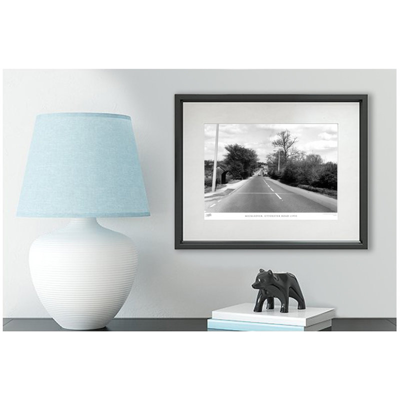 Mickleover, Uttoxeter Road C1955 - Single Picture Frame Print, 60cm H x 80cm W x 2.3cm D