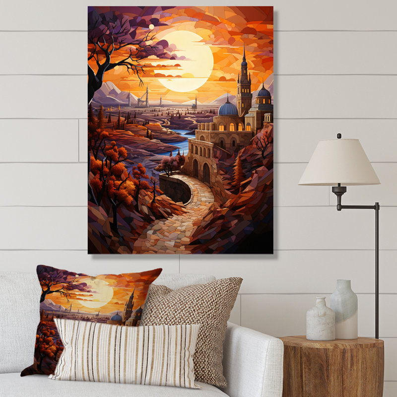 «Judaism Judaic Journey To Synagogue III», impression d'art mural, Toile tendue, H 40 po x l 30 po x P 1,5 po