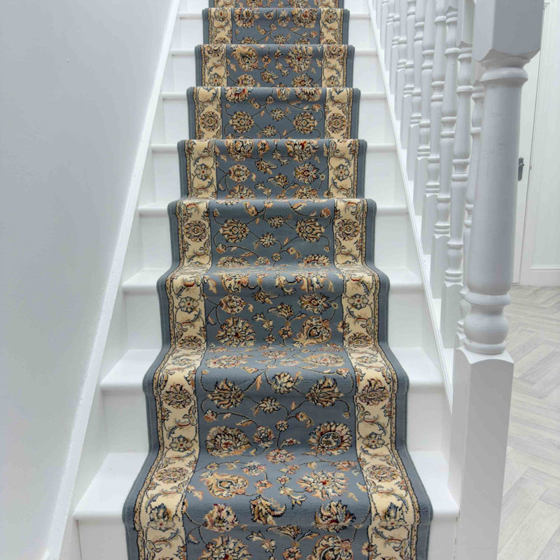 Stair Runner Floral Area Rug, Stair Runner 66 x 450 cm