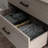 4-Drawer Chest,Brown Finish