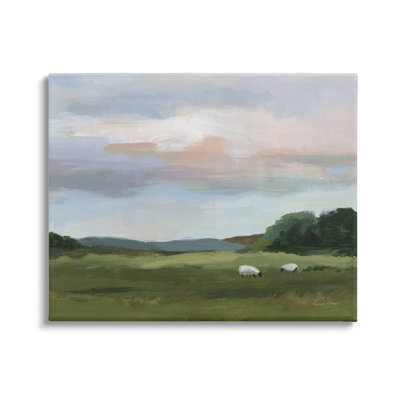 " Sheep In Country Field " by Pamela Munger