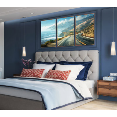 California Wall Art, Road Number One, Coastal, Travel Print, National Park Poster