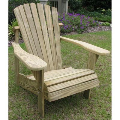 Weathercraft Classic Classic Adirondack Chair – Premium Pressure-Treated Pine, Outdoor Deck & Patio Seating by Weathercraft