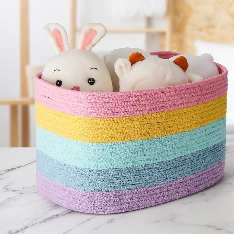 Ebern Designs Rhori Wool / Felt Decorative Bin