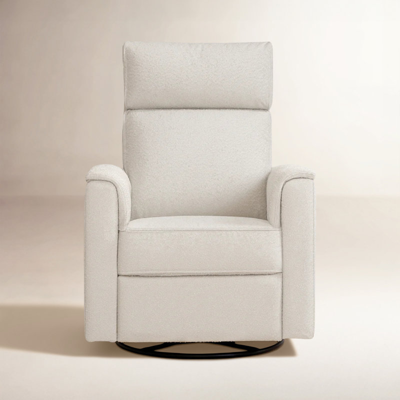 Willa Plus Power Glider Recliner w/ Power Headrest, Performance Ivory Boucle