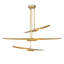Concorde Chandelier (Natural Brass)