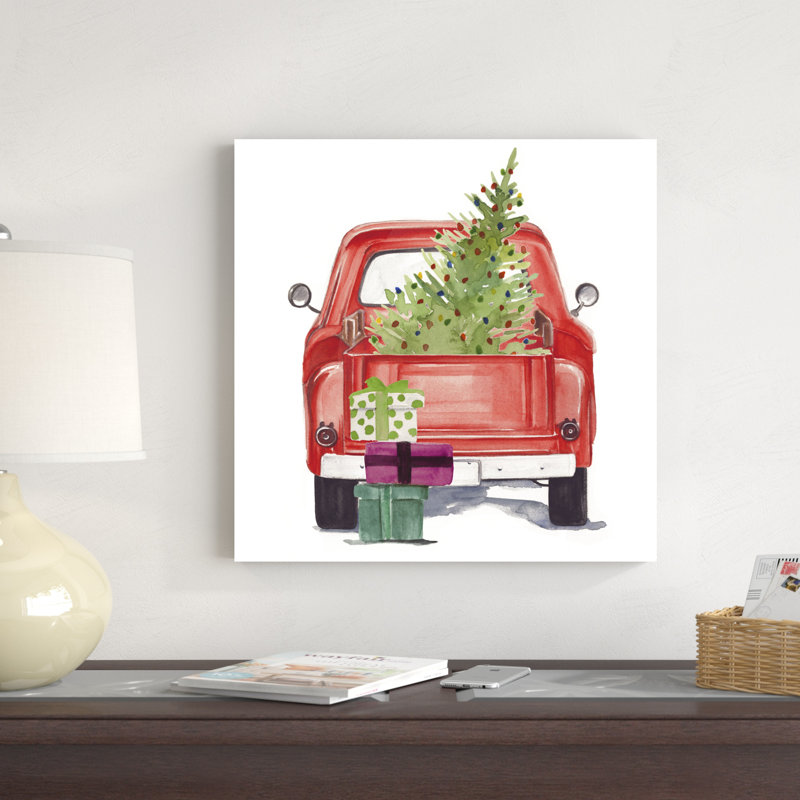 Voitures de Noël III, H 20 po x l 20 po x P 1,25 po