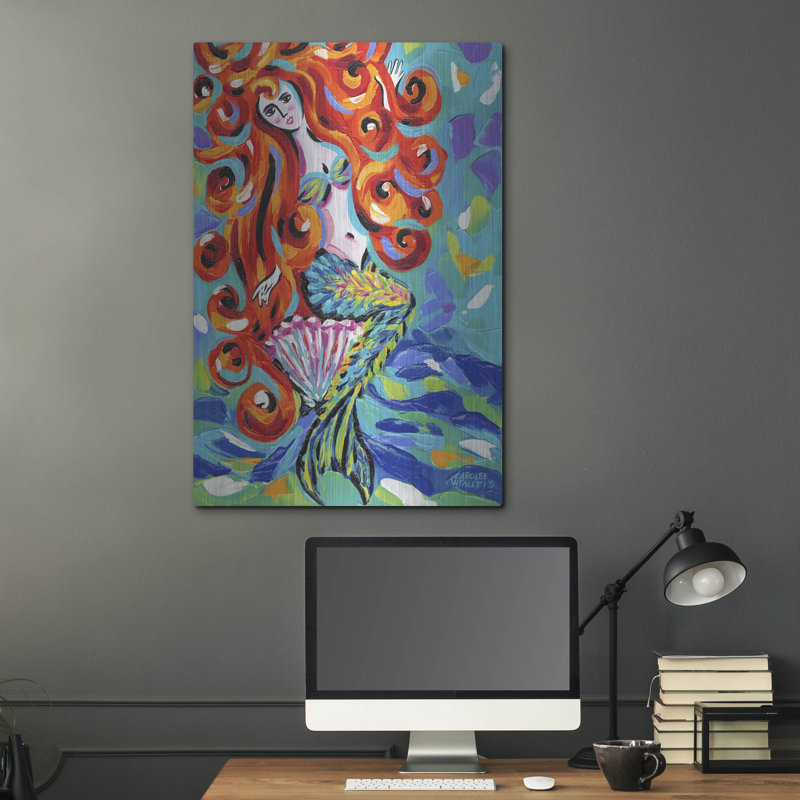 «Ocean Friends IV» par Carolee Vitaletti, H 36 po x l 24 po