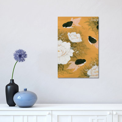 Goldfish Mermaid - Peony And Ballerinas II by Martin Hsu - Painting on Canvas