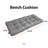 Bergholt Outdoor 5'' Bench Seat Cushion-86773870-86773865