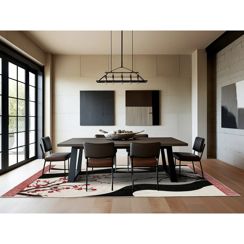 Blossom Drift Rug, Rectangle 5' x 8'