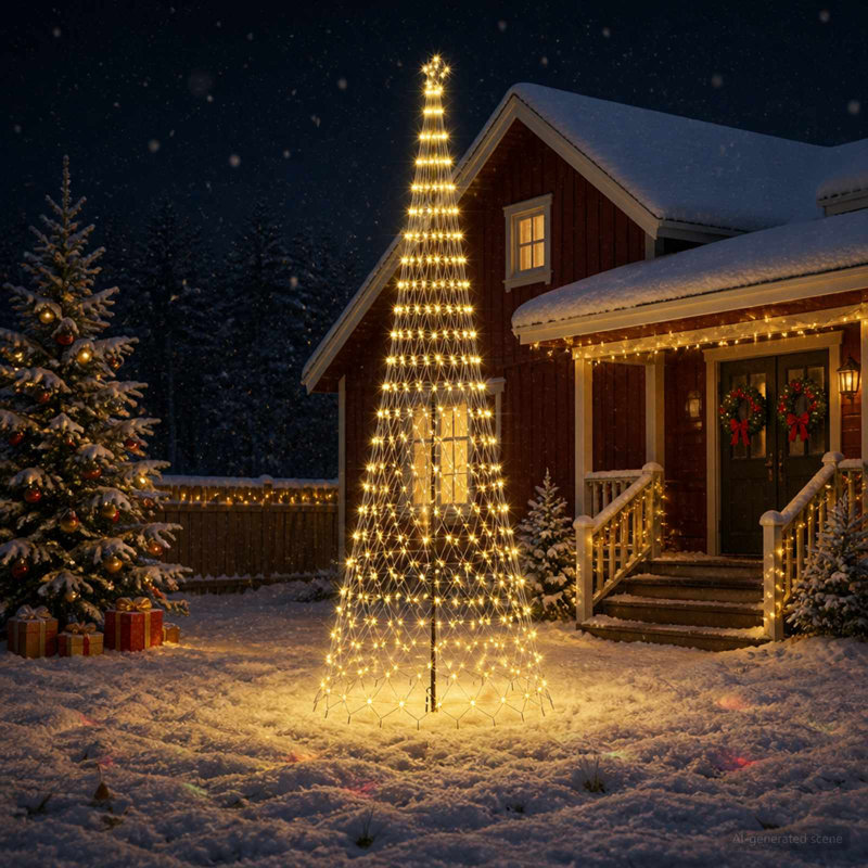 Christmas Tree, 500 cm, Warm White
