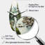 Green Pine Tree Eternal Guardians I - Curved Shape Large Green Wall Clock - Unique Shape-104242873