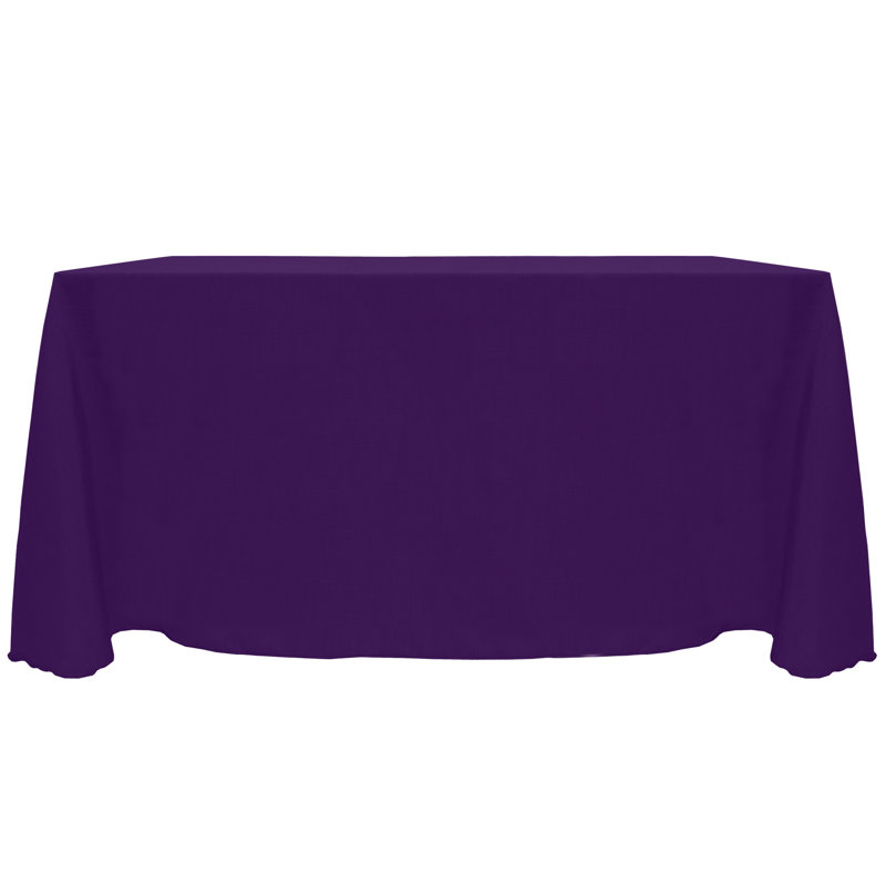 Solid Color Tablecloth, 90" x 60", 10, Purple