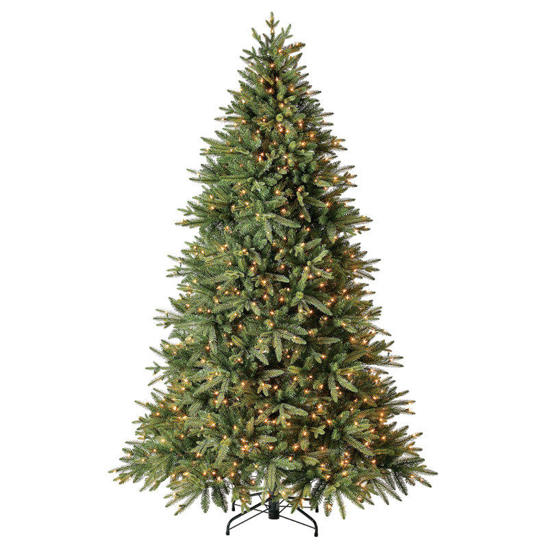 Evergreen Classics Colorado Spruce 7.5 Foot Prelit Artificial Christmas Tree