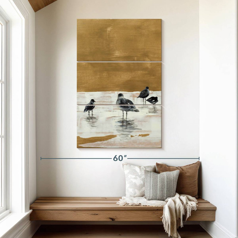 Brampt Seagulls Chillin', 50" H x 32" W