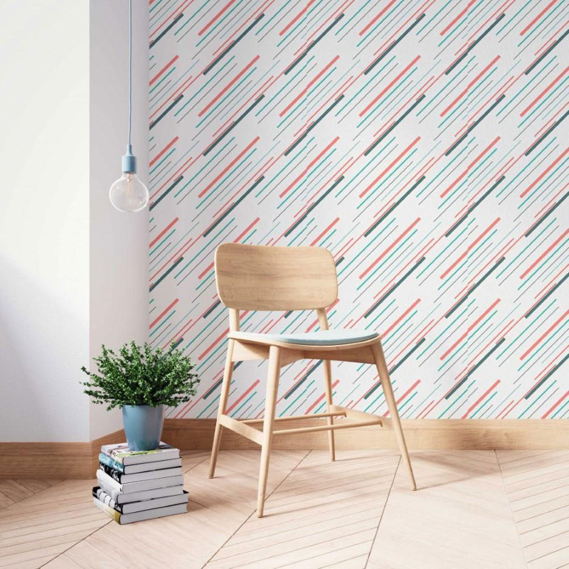 Rouleau de papier peint adhésif Haussman L 126 po x l 24 po