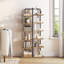 Range-chaussures vertical à 6 étages à 12 paires, tour à chaussures étroite, tablettes pour petits espaces, vestibule, salon