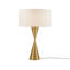 Lampe de table en métal doré