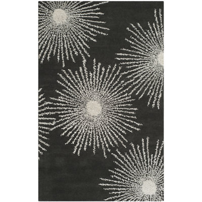 Amier Floral Natural/Blue Indoor / Outdoor Area Rug