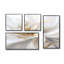 «Fractal Flower Tender White Sens sensibilité II», art mural sur toile blanche 4 pièces-1962864047-1962864044