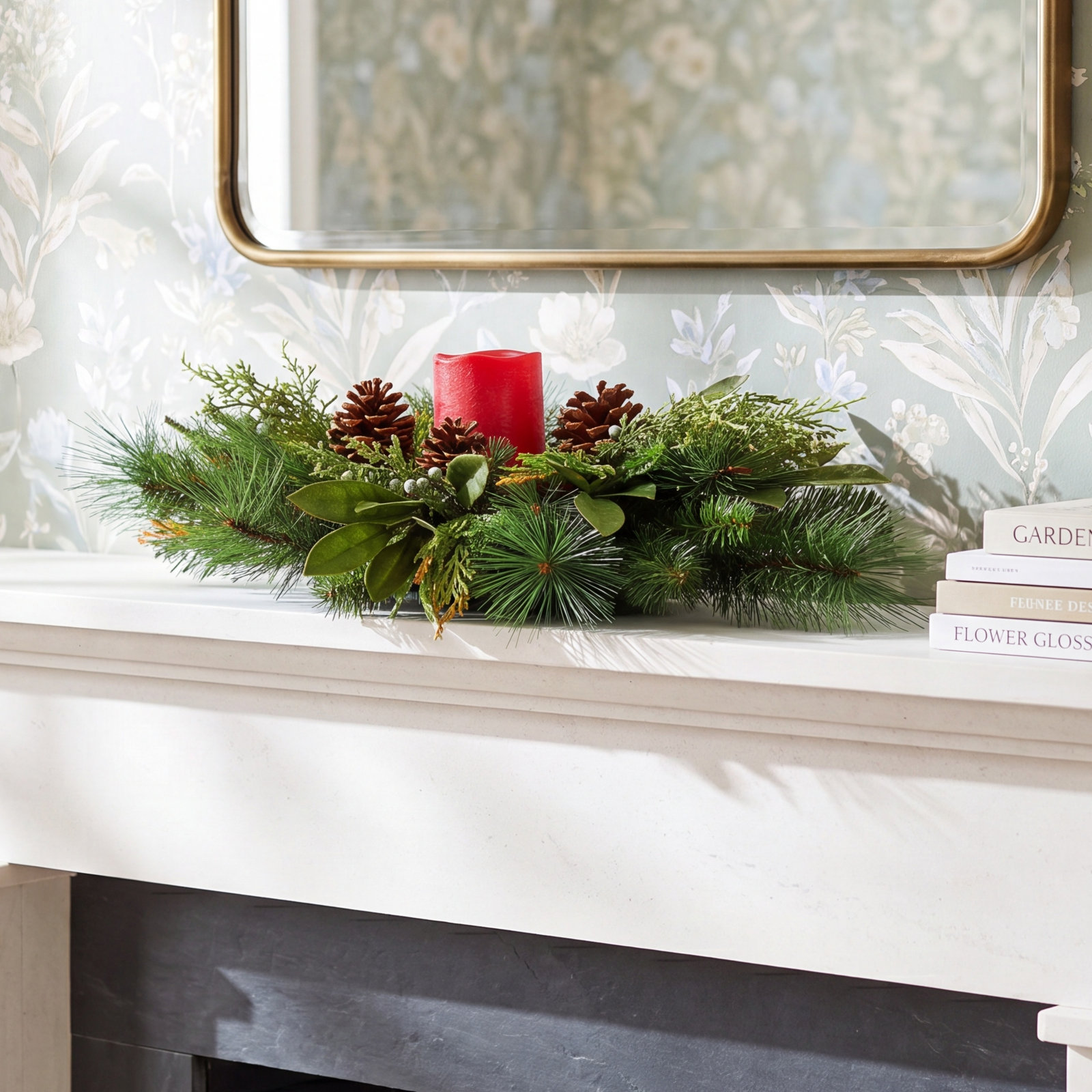 Winter Chalet 26" Christmas Swag