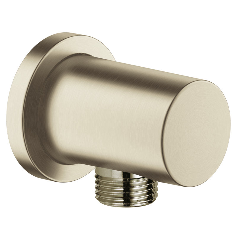 Rainshower 1/2-Inch Handheld Shower Wall Union, Brushed Nickel