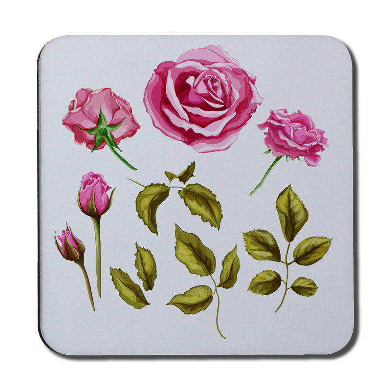 Square 6 Piece Coaster Set