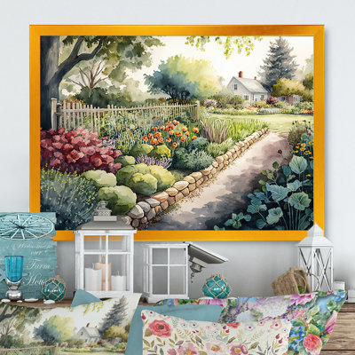 «Fresh Garden at the Cottage III», reproduction sur toile