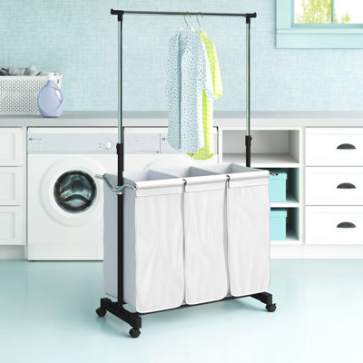 Ackers Plastic and Fabric Laundry Sorter