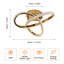  Golden Clover Ceiling Light-1198753507