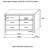 Axat 6-drawer Dresser Barrel Oak-655470253