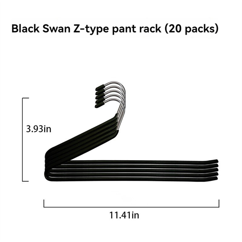 Porte-pantalons rétractable avec rail coulissant, H 4,33 po x l 2,95 po x P 13,97 po