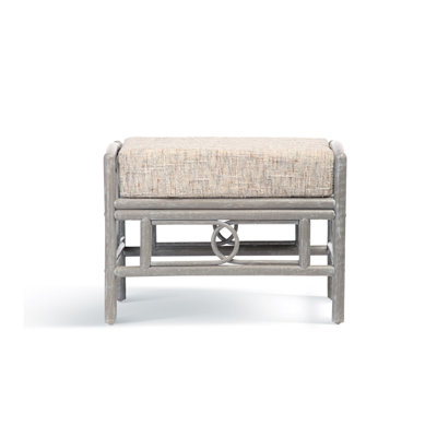 64cm Wide Solid Colour Footstool Ottoman