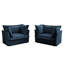 Ensemble de 2 chaises d'appoint Modern Armchairs-1570323838