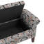 Repose-pieds de rangement avec accoudoirs roulés Traditional-1865808788