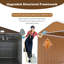 Remise de rangement en métal robuste avec fenêtres, porte verrouillable et ventilation-124385919