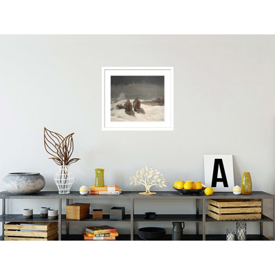«Under Zero» par Winslow Homer - Impression giclée sur cadre