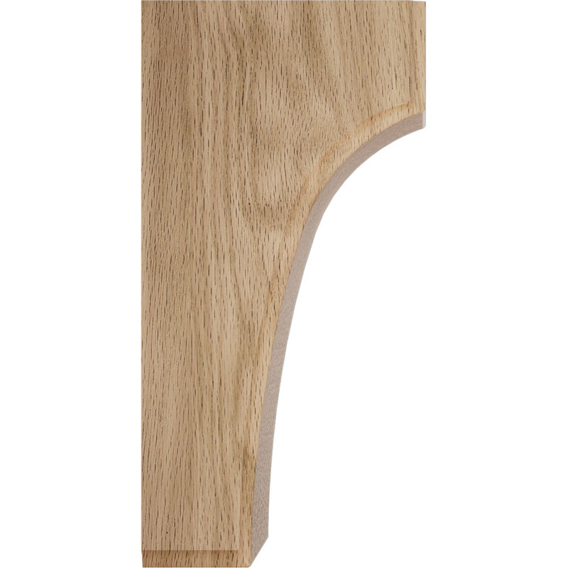 Support Clarksville, Chêne rouge, 3.5" W x 4" D x 8" H