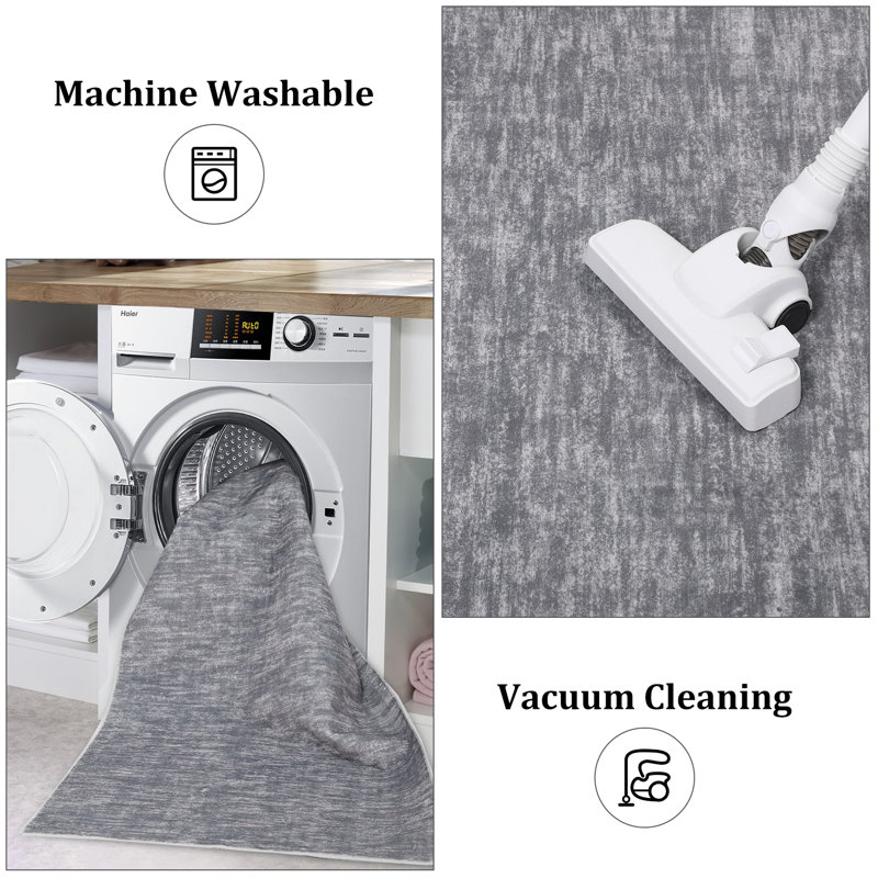 Saish Washable Rug, Rectangle 2' x 3'