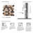 Emperador Marble Mosaic Sheet Tile-67086002