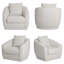 Fauteuil pivotant Magnolia