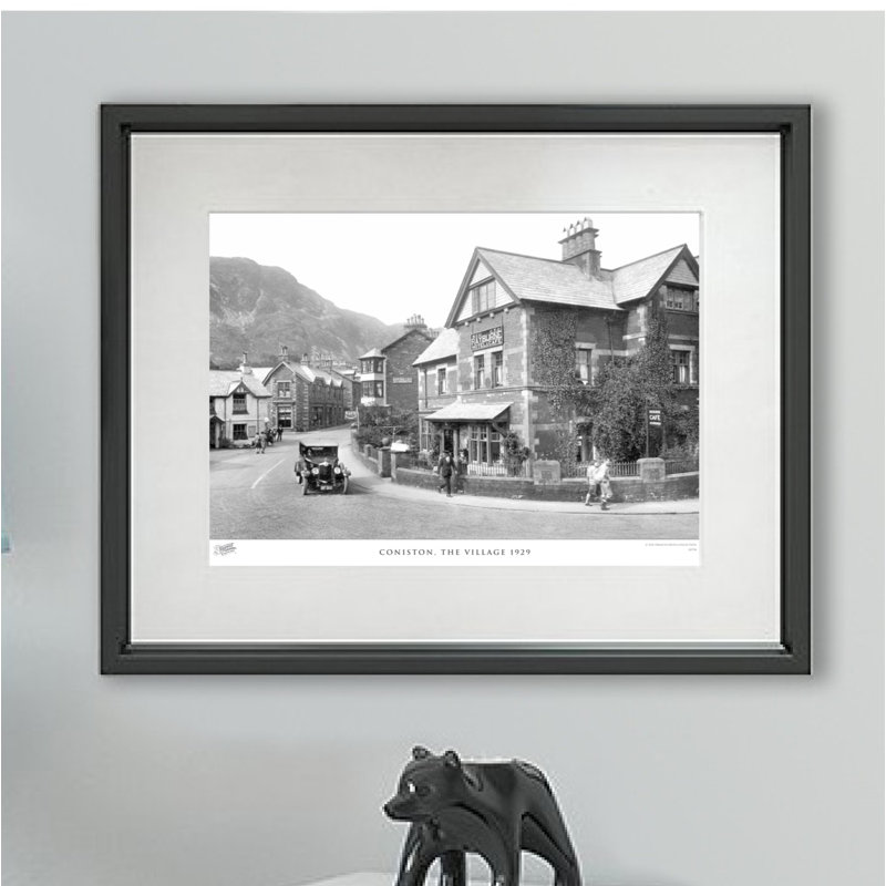 Coniston, The Village 1929 by Francis Frith - Single Picture Frame Print, 45cm H x 60cm W x 2.3cm D