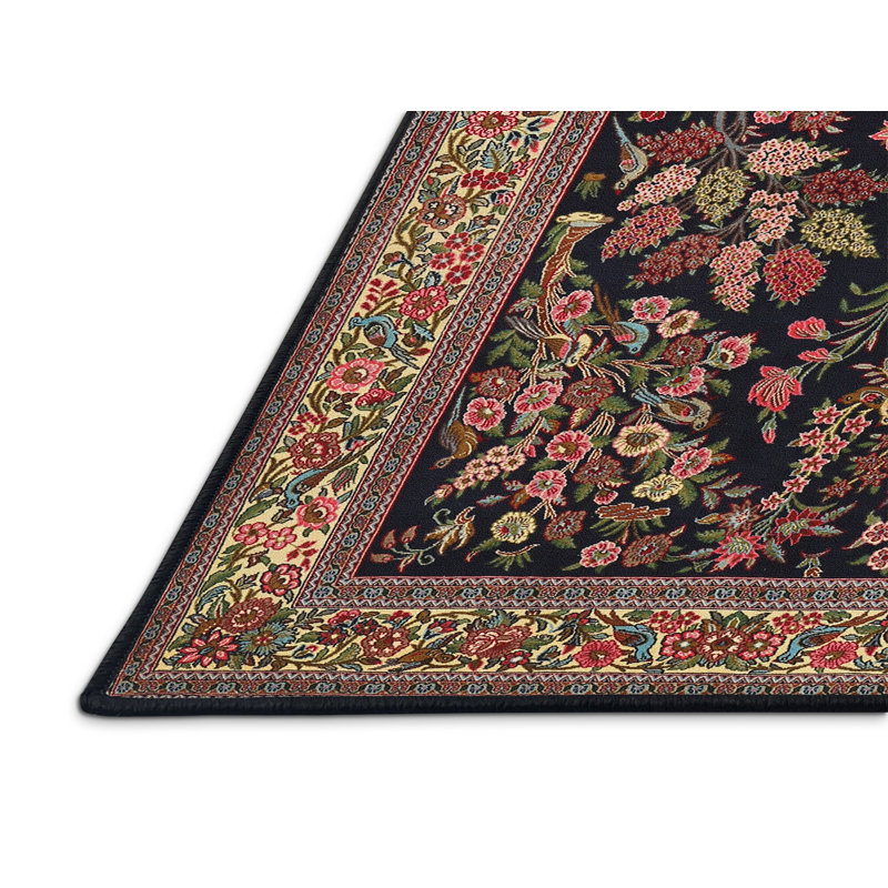 Cevera Floral Indoor Rug, Rectangle 4' x 6'