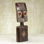 Figurine masque en bois africain