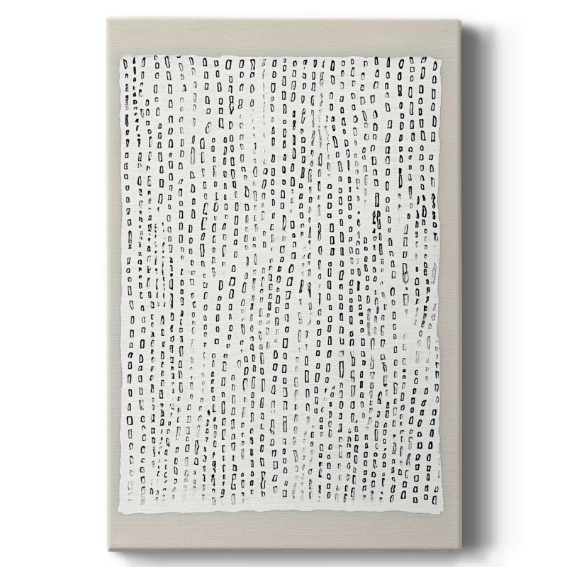 Toile tendue avec châssis abstrait CCXLVI, H 18 po x l 12 po