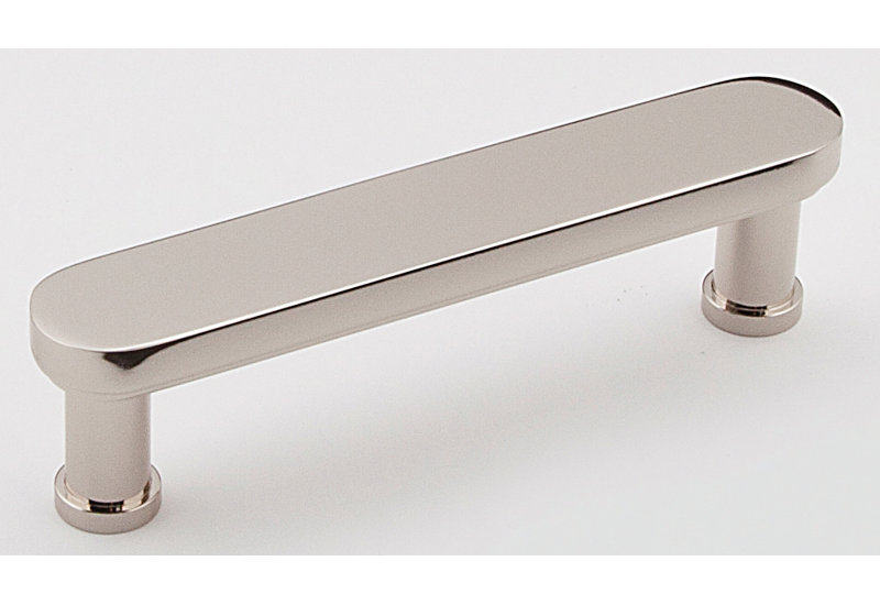 Poignée barre 3 po Moderne, Nickel poli, 4"